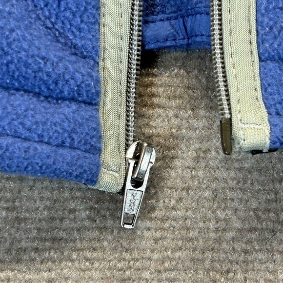 Patagonia Vintage Synchilla Fleece Vest Women's Small Blue Full Zip Made in USA - Picture 5 of 11